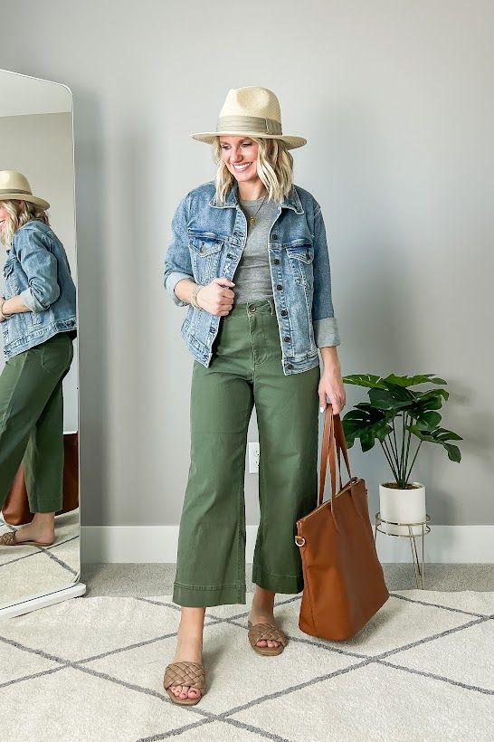 Ideas for Olive Green Pant Outfits